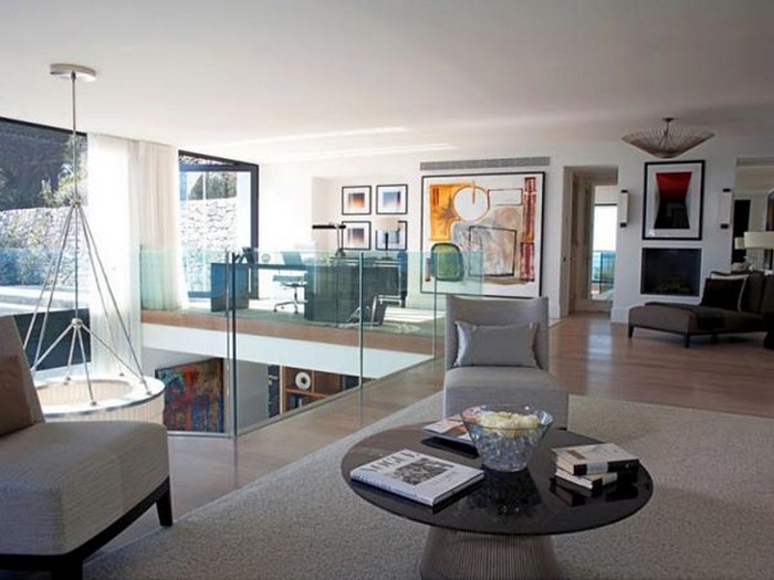 別墅設計的全景塞浦路斯海岸別墅